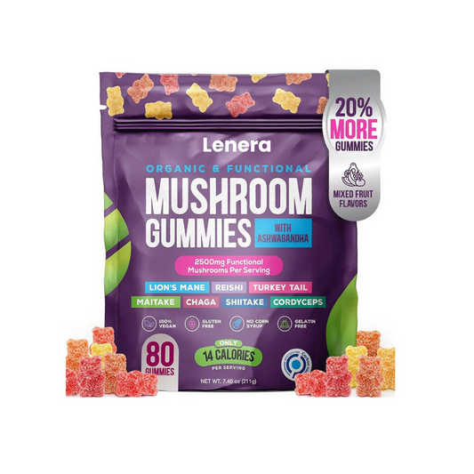 Lenera™️ Ashwagandha KSM-66 Mushroom 8 in 1 Gummies